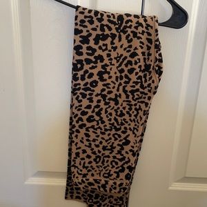 Animal print leggings